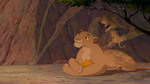 Sarabi with infant Simba