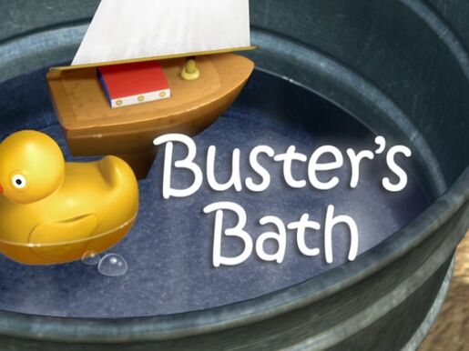 01 Buster's Bath Title Display