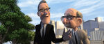 Frank and Ollie's cameo in The Incredibles.