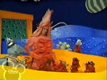 James Prawn with Pepe, Seymour, and The Rock Lobsters.