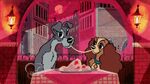 Lady with Tramp in Mickey Mouse