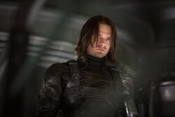The Winter Soldier on board the 3rd Helicarrier.