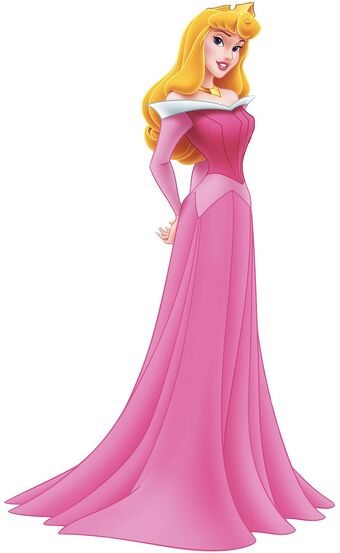 princesa aurora vestido rosa