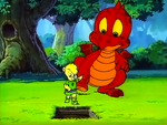 Bubbles the Cliff Dragon (Adventures of the Gummi Bears)