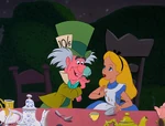 Alice with the Mad Hatter