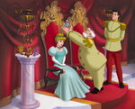 Cinderella was coronated as a Princess