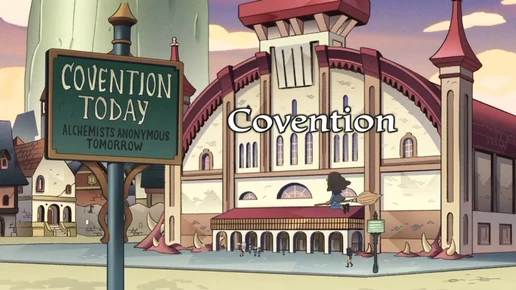 Covention title card