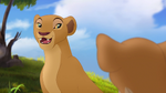 Nala gives Kiara permission to lead the hunt