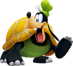 Goofy as a Tropical Tortoise in Kingdom Hearts II.