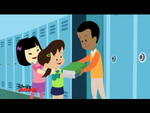 Screenshot of a Disney Junior Latin America airing of Safety Smart: Honest and Real