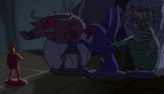 The Minotaur as a pawn piece in the film.