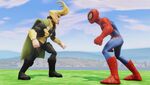 Spider-Man VS Loki en Disney INFINITY 2.0.