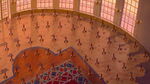 The Ballroom in broad daylight, seen during the song "Human Again".