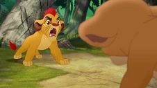 Kion argumenteert met Kiara