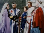 Prince John meeting the Earl's daughter, Maid Marian