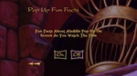 Pop Up Fun Facts menu