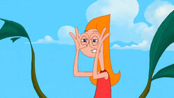 Candace spies on Perry