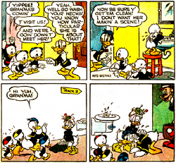 Grandma Duck comic debut