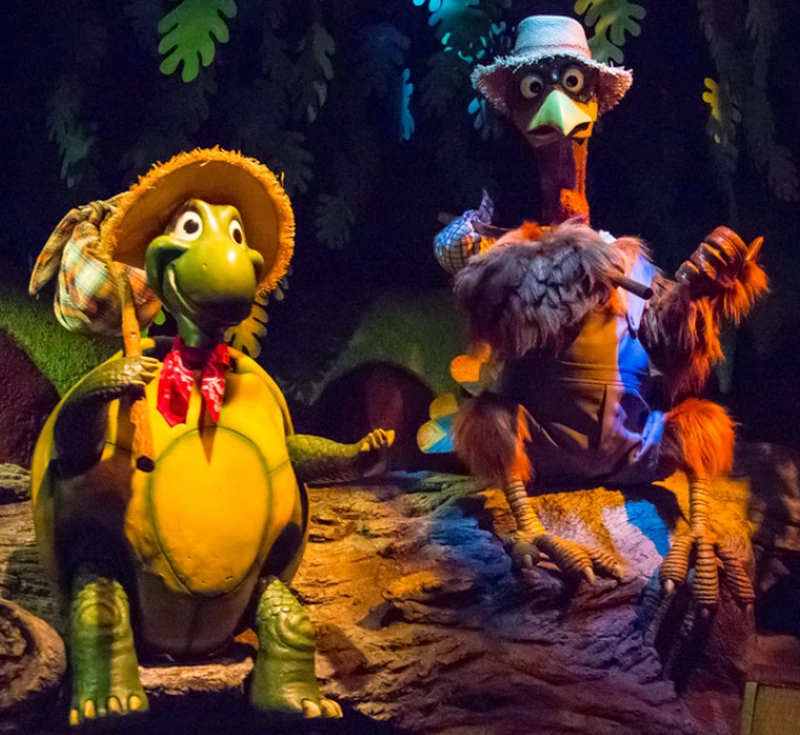 Hitchhiking Turtle and Turkey