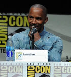 Jamie Foxx speaks at the 2013 San Diego Comic Con.