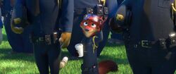 Officer Nick Wilde, during his graduation ceremony.