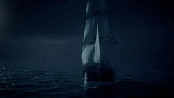 The ship in the wish realm.