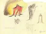 Albert Hurter's designs for Pluto
