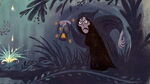 A painting of old Gothel in Tangled: Before Ever After.