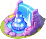 The Sorcerer Hat as it appears on the Fantasmic! attraction in Disney Magic Kingdoms