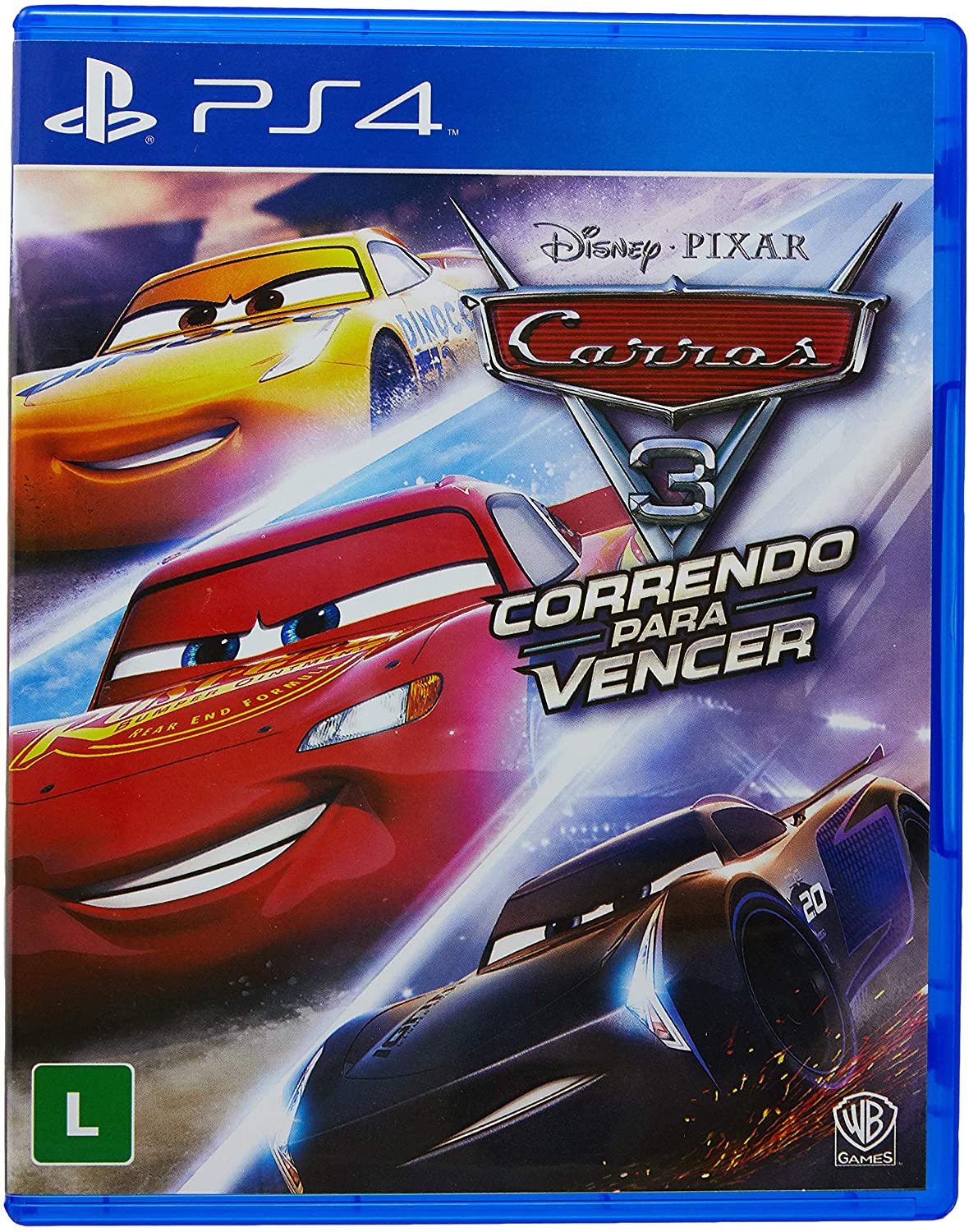 JOGO CARROS 3: CORRENDO PARA VENCER PS3