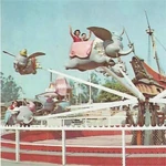 A prototype version of the ride when it first opened in 1955...
