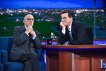 Jeffrey Tambor visits The Late Show with Stephen Colbert in June 2017.