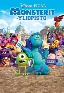 Monsterit-yliopisto -elokuvan kansi.
