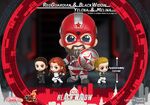 Black Widow Cosbaby Bobble-Heads - Red Guardian, Black Widow, Yelena & Melina