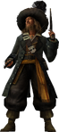 Captain Barbossa in Kingdom Hearts II