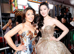 Ming-Na Wen with Liu Yifei, (the live-action Fa Mulan) at Mulan remake premiere.