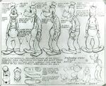 Goofy model sheet2