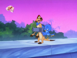 Little Jimmy with Timon