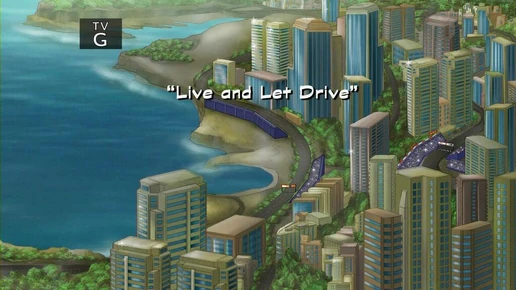 Live and Let Drive title card