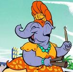 The Elephants' cameo