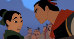 "I don't need anyone causing trouble in my camp." Mulan/Ping: "Sorry."