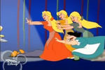 The Bimbettes and Tilda trample Donald