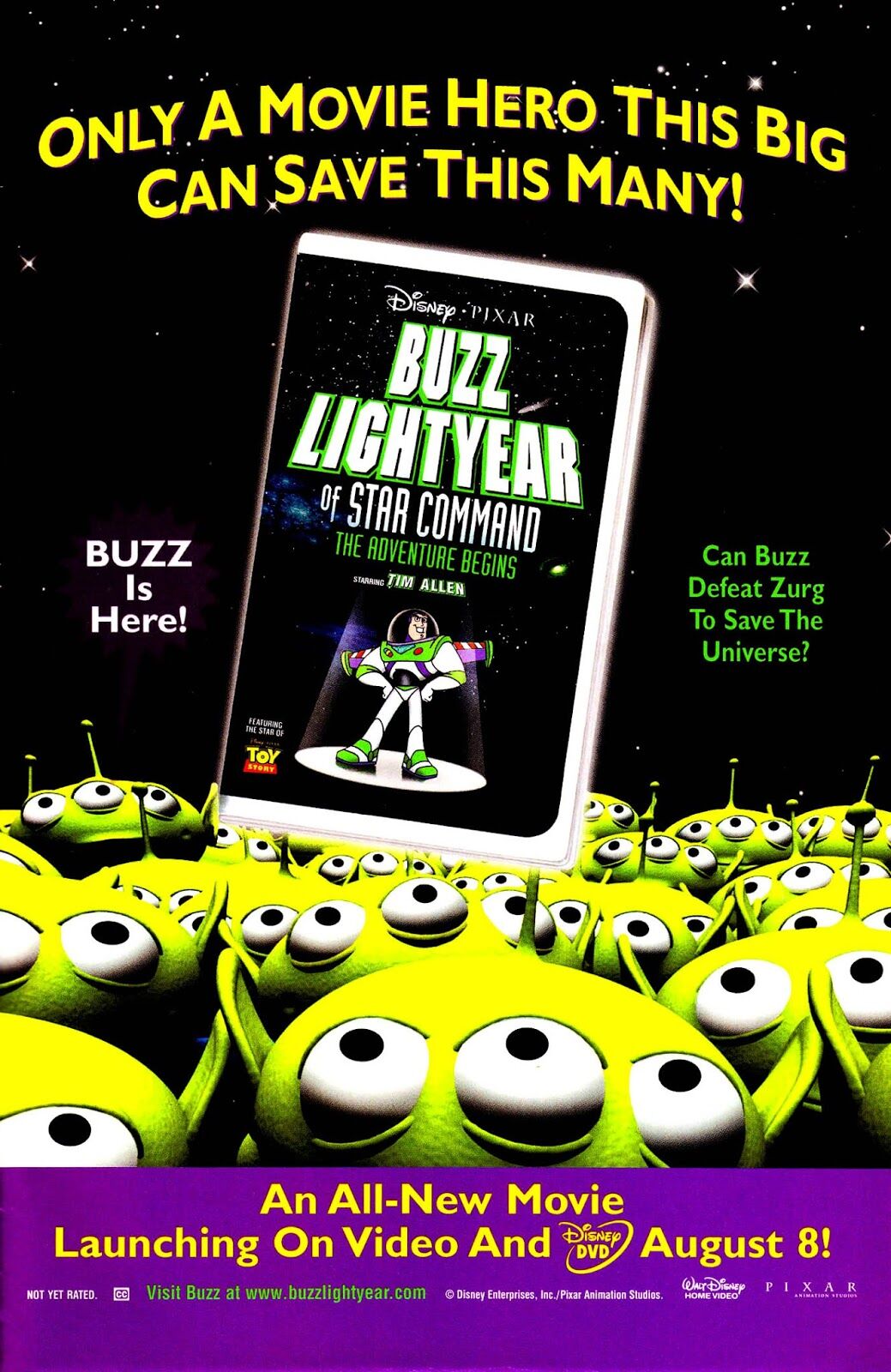 buzz lightyear of star command the adventure begins dvd