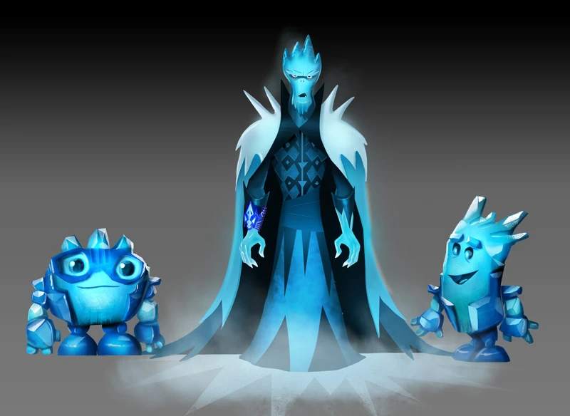 Commander S'Leet (center)