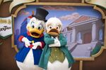 Scrooge with Ludwig Von Drake at Disneyland.