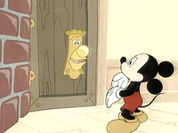 The Doorknob as one of the many random doors that Mickey tries to open in "Locksmiths"