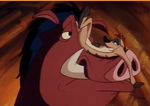 Pumbaa calls Timon Ramon