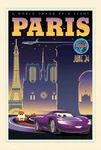 Holley Shiftwell in the Cars 2 Paris poster.