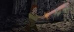 Realizing the sword is magic