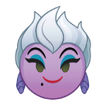 Ursula's emoji for Disney Emoji Blitz.